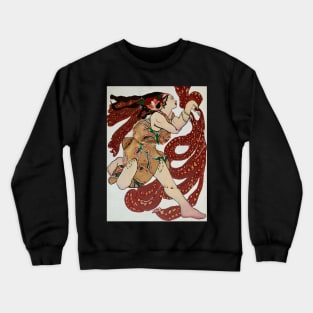 Russian dancer with scarves Crewneck Sweatshirt